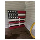 American Flag Pallet