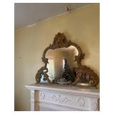 French Over Mantal Mirror