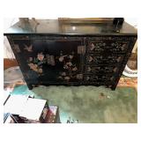Asian Hand Painted Dresser