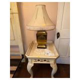 Asian Side Table and Lamp