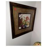 4 Framed Flower Pictures