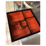 Black Plastic Bento Boxes