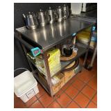 Small Stainless Rolling Cart