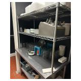 Storetec Metal Shelving with Work Station