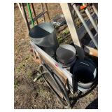 Lot of sheet metal, screens, hosing