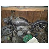 Vintage BMW Motorcycle   Classic Boxer Style