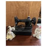 Spartan Sewing Machine and Clown Collectibles
