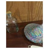 1981 Homegaard Christmas Bottle and Imperial Glass