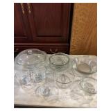 Assorted Kitchen Glassware