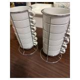 Large Coffee Mugs with Stands by Pier1