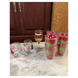 Assortment of Christmas Cups