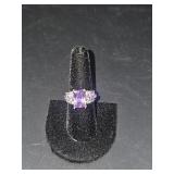 925 Amethyst Ring