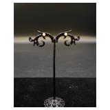 14k Gold Pearl like Earrings