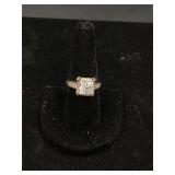 925 White Stone Ring