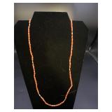 Coral Necklace with Pearl Accent