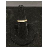 Sterling Silver White Stone Ring