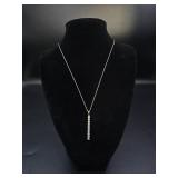 925 Necklace With long 925 Pendant