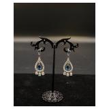 Sterling Silver Sapphire Earrings