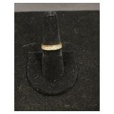 Sterling Silver White Stone Ring