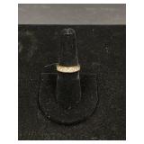 Sterling Silver White Stone Ring