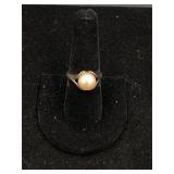Sterling Silver Pearl Like Ring