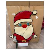 Large Light Up Santa Claus Decor