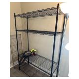 Black Metal Shelving