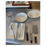 Assorted Kitchen Items and China