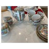 China Tea Set Handpainted