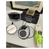 Speakers and Card Shuffler