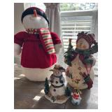 Festive Snowmen Decor
