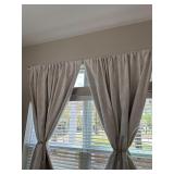 4 Panel Blackout Curtain Set and Rod