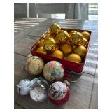 Assorted Christmas Ball Ornaments