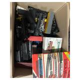 Large Box of Vintage Model Train Cars