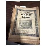 Rare Almanac Books 1800s-1900s