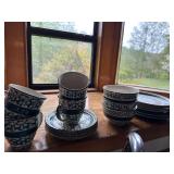 Blue and White China Set