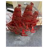 Outdoor Red Coastal Decor