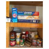 Contents of Kitchen Cabinet