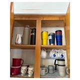 Water bottles, Mugs, and Cups
