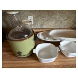 Cooking Items, Crockpot, Blender, Glassware