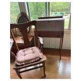 Antique Writers Deak and Chair