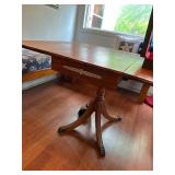 Vintage Wooden Leaf Table