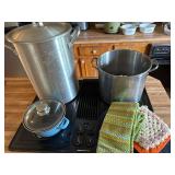 Cooking Pots, Cookbooks, and Dishtowels