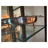 Set of Vintage Silverplate Dishes Footed