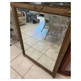 Mirror with Gold Frame