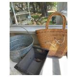 Assorted Containers and Tote Bag