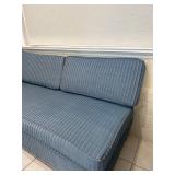 Blue Futon Style Couch