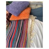 Accent Rugs and Pillow Lot