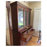 Traditional Mahogany China Cabinet