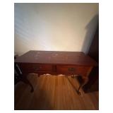 Queen Anne-style writing desk or sofa table.